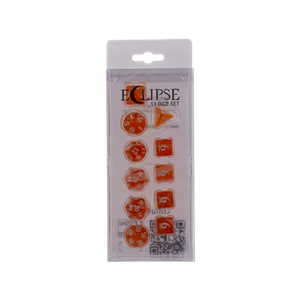 DICE Eclipse Pompoen Oranje 11 Dobbelstenen Set