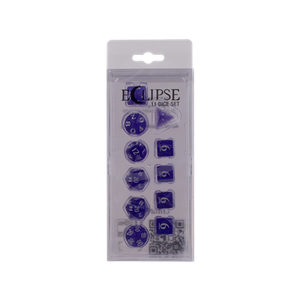 DICE Eclipse Royal Purple 11 dobbelstenenset