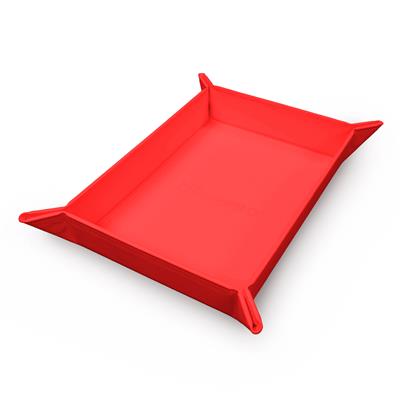 Magnetische Dobbelsteenbak Opvouwbaar Rood
