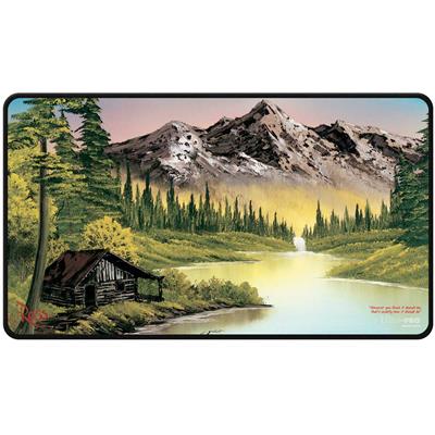 Playmat genaaid Bob Ross Mountain Retreat