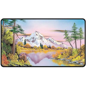 Playmat genaaid Bob Ross Mighty Mountain Lake