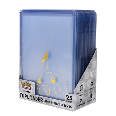 MOUWEN Pokemon Toploader + Penny Combo Pack Pikachu