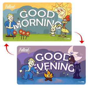 SPEELMAT Fallout Vault Boy Goedemorgen/Avond