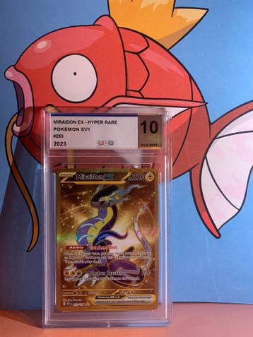 Miradon EX Hyper zeldzame Pokemon SV1 #253 UCG 10 Gem Mint