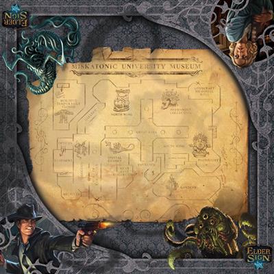 Speelmat voor het Elder Sign Museum