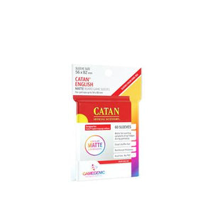 SLEEVES Matte Bordspel - Rood 56x82mm (50)