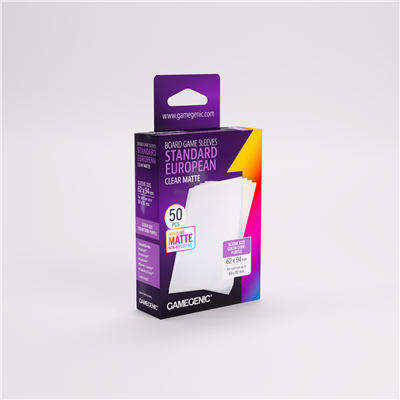 SLEEVES Mat Bordspel - Paars 62x94mm (50)