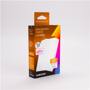 SLEEVES Mat Bordspel - Oranje 73x122mm (50)