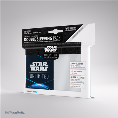 Star Wars Unlimited Dubbele Sleeve Pack Space Blu