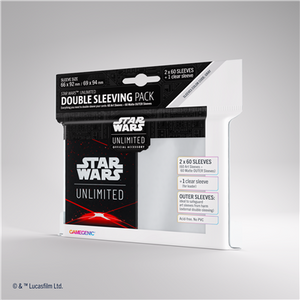 Star Wars Unlimited Dubbele Sleeve Pack Space Rood