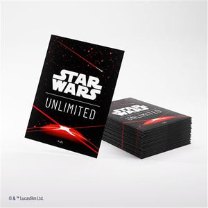 Star Wars Unlimited Art Sleeves Space Red Rood