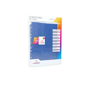 Zijladend 18-pocket pagina'spakket blauw (10)
