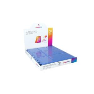 Sideloading 18-pocketpagina's worden blauw weergegeven