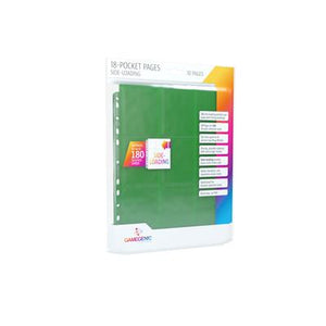 Zijladend 18-pocket pagina'spakket groen (10)