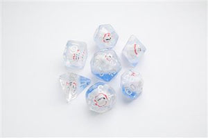 DICE Omarmd Ijsbeer RPG Dobbelstenen Set 7st