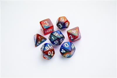 DICE Galaxy Serie Mars RPG Dobbelstenen Set 7-delig