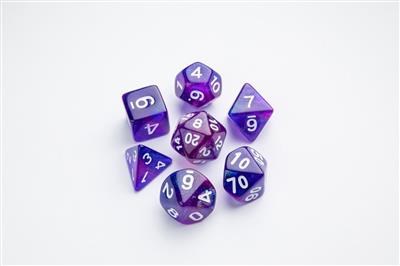 DICE Galaxy Serie Nebula RPG Dobbelstenen Set 7-delig