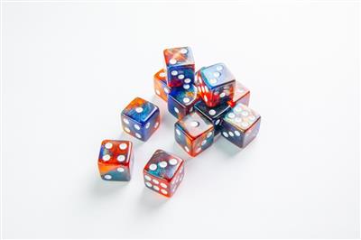 DICE Galaxy Serie Mars-D6 Dobbelstenen Set 12-delig