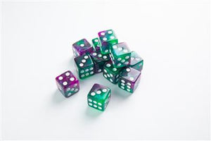 DICE Galaxy Serie Aurora D6 Dobbelstenen Set 12st