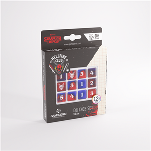 DICE D6 16mm Stranger Things - Hellfire Club (12)