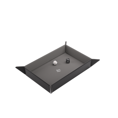 Magnetische Dobbelsteenbak Rechthoekig Zwart/Grijs