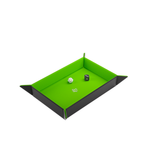 Magnetische Dobbelsteenbak Rechthoekig Zwart/Groen