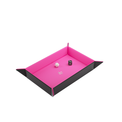 Magnetische Dobbelsteenbak Rechthoekig Zwart/Roze