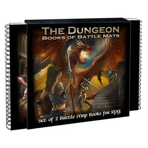 Dungeon Books of Battle Mats 2 Bookset