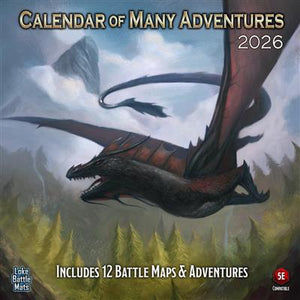 Kalender van vele avonturen 2026