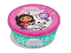 Gabby's Dollhouse Trading Cards Round Tin