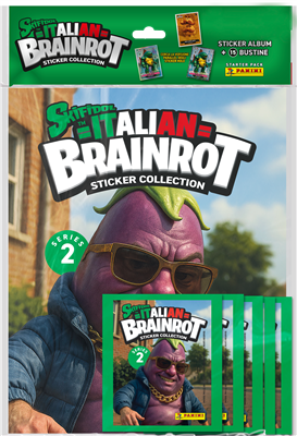 Skifidol Italiaanse Brainrot Sticker 2 Startpakket