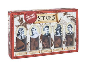 Great Minds Set van 5 puzzel vrouw