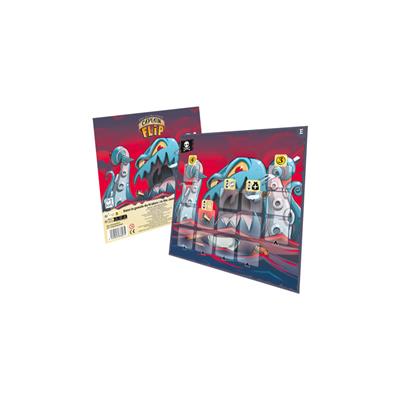 Kapitein flip in de kaken van de Kraken