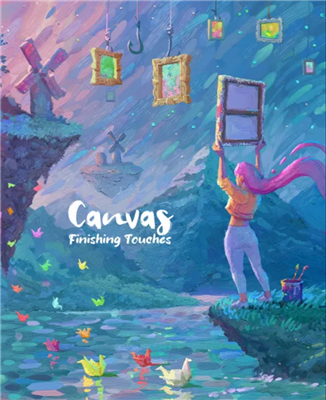 Canvas afwerking
