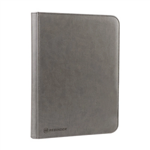 Toploader-bindmiddel ritst 9-pocket grijs