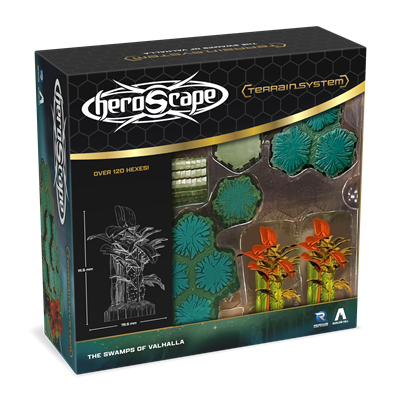 Heroscape de moerassen van Valhalla Terrain -uitbreiding