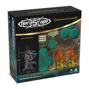 Heroscape de moerassen van Valhalla Terrain -uitbreiding