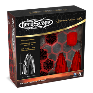 Heroscape Lava Fields of Valhalla Terrain Exp