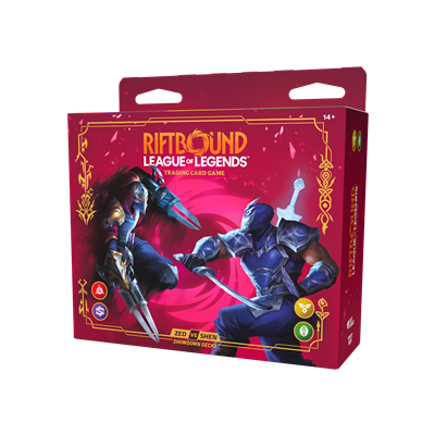 Riftbound Vendetta Showdown-deck Zed vs Shen