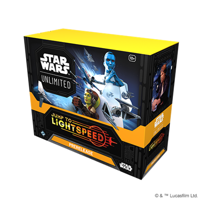 SW Onbeperkte sprong naar Lightspeed Prerelease Box