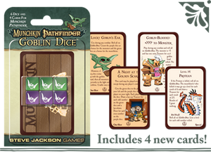 Munchkin Pathfinder Goblin Dobbelstenen