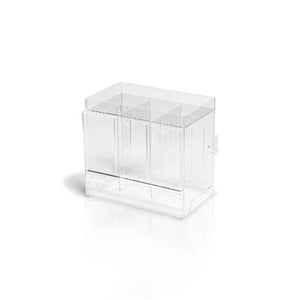 Acryl koffer, 3-slots verpakkingsdispenser