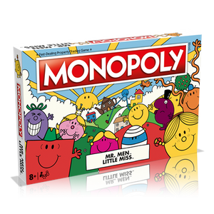 Monopoly meneer mannen en kleine juffrouw