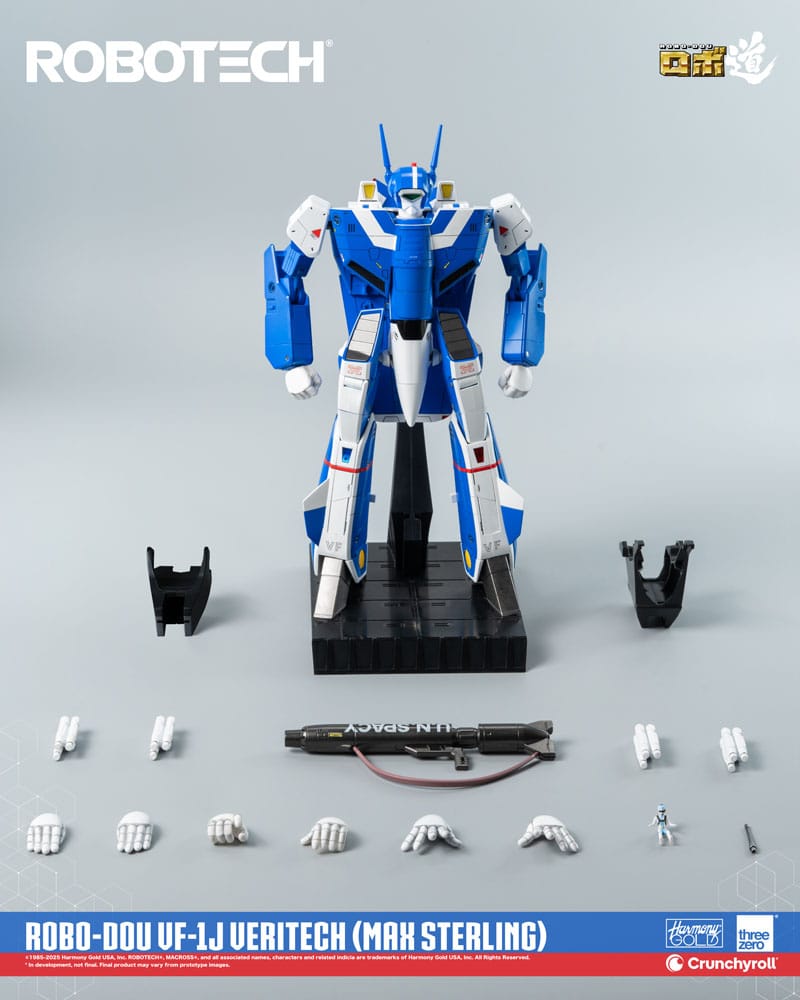 Robotech-actiefiguur ROBO-DOU VF-1J Veritech (Max Sterling) 20 cm