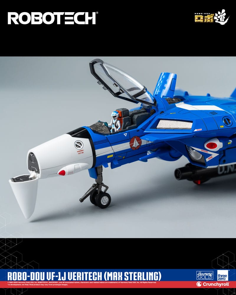 Robotech-actiefiguur ROBO-DOU VF-1J Veritech (Max Sterling) 20 cm