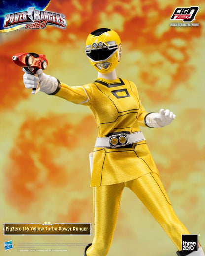 Power Rangers Turbo FigZero Actie Afbeelding 1/6 Yellow Turbo Power Ranger 30 cm