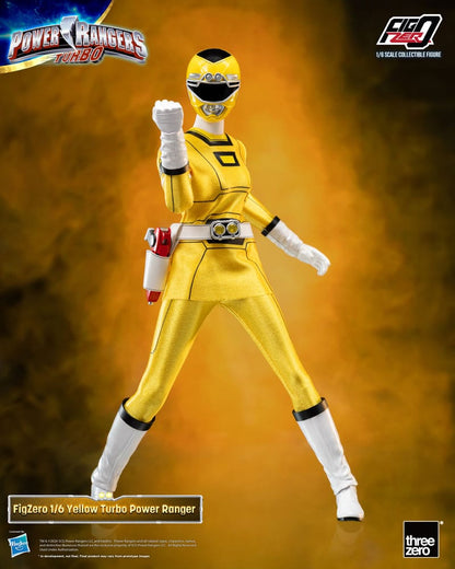 Power Rangers Turbo FigZero Actie Afbeelding 1/6 Yellow Turbo Power Ranger 30 cm