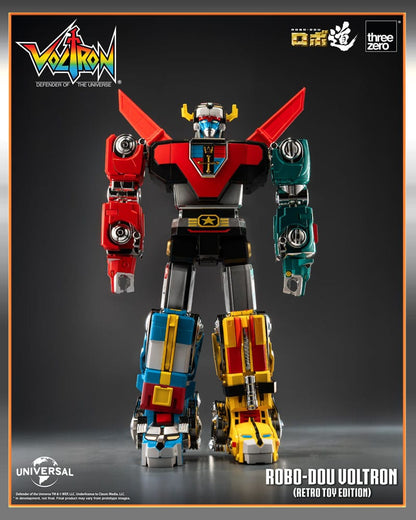 Voltron: Defender of the Universe Robo-Dou actiefiguur Voltron Retro Toy Edition 27 cm