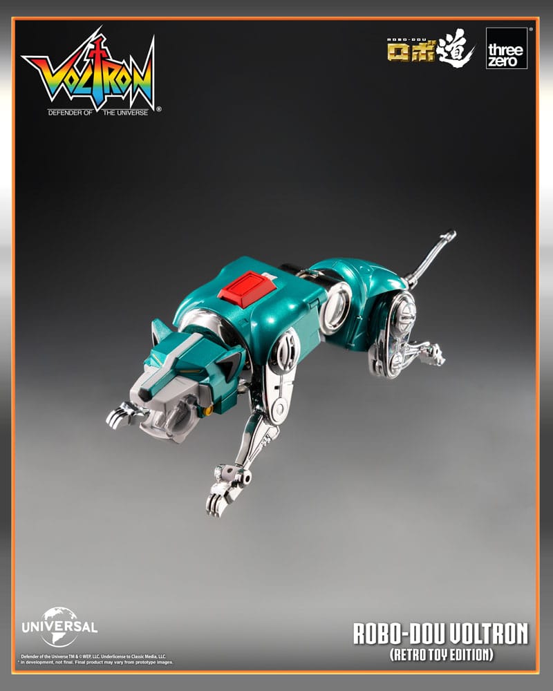 Voltron: Defender of the Universe Robo-Dou actiefiguur Voltron Retro Toy Edition 27 cm