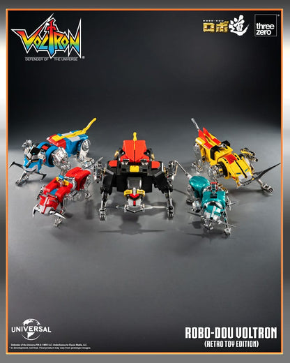 Voltron: Defender of the Universe Robo-Dou actiefiguur Voltron Retro Toy Edition 27 cm